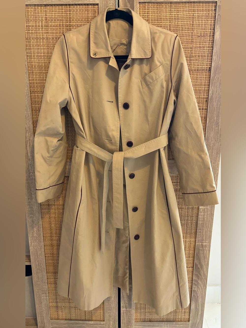 Vintage 70s Belted Trench Coat